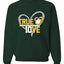Green Bay Fan Fantasy Football Sports Unisex Crewneck Sweatshirt