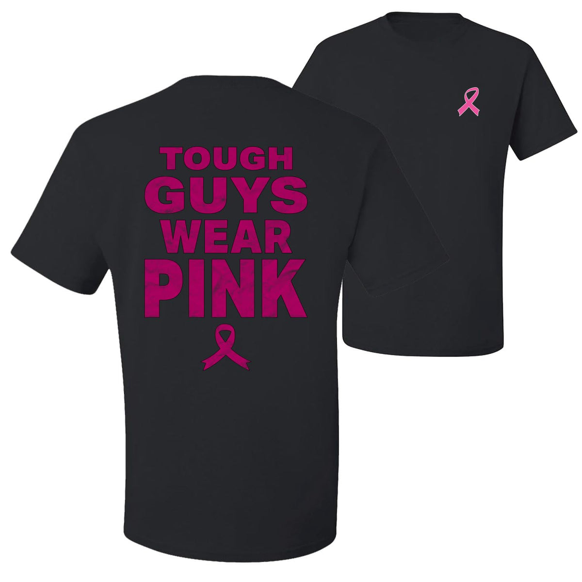 Breast Cancer Awareness Faith Pink Ribbon Sunflower Front and Back Unisex T-Shirt