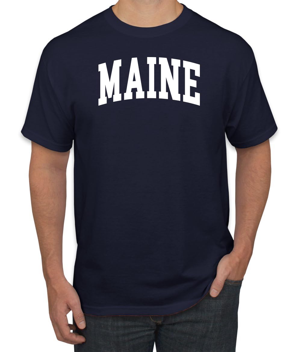 State of Maine College Style Fashion T-Shirt