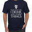 I Drink and I Know Things Tyrion GOT White Pop Culture Men's T-Shirt