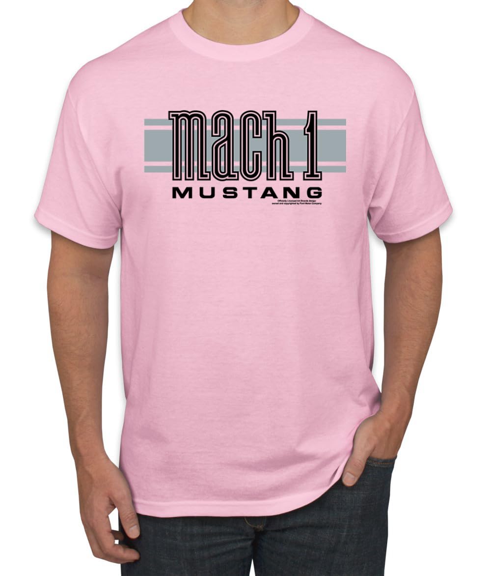 Mach 1 Ford Mustang Classic Racing Stripe Logo Cars and Trucks T-Shirt
