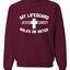 My Lifeguard Walks on Water Jesus Christ Bible Inspirational/Christian Unisex Crewneck Sweatshirt