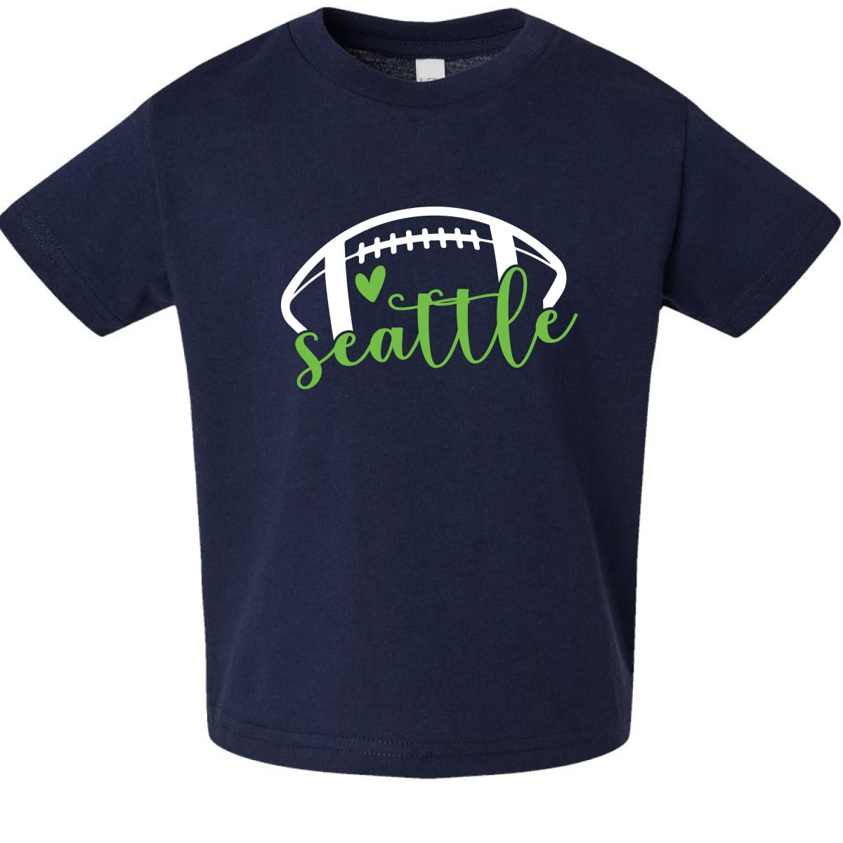 Seattle Fan | SEA Fantasy Football Sports Toddler Crew Graphic T-Shirt