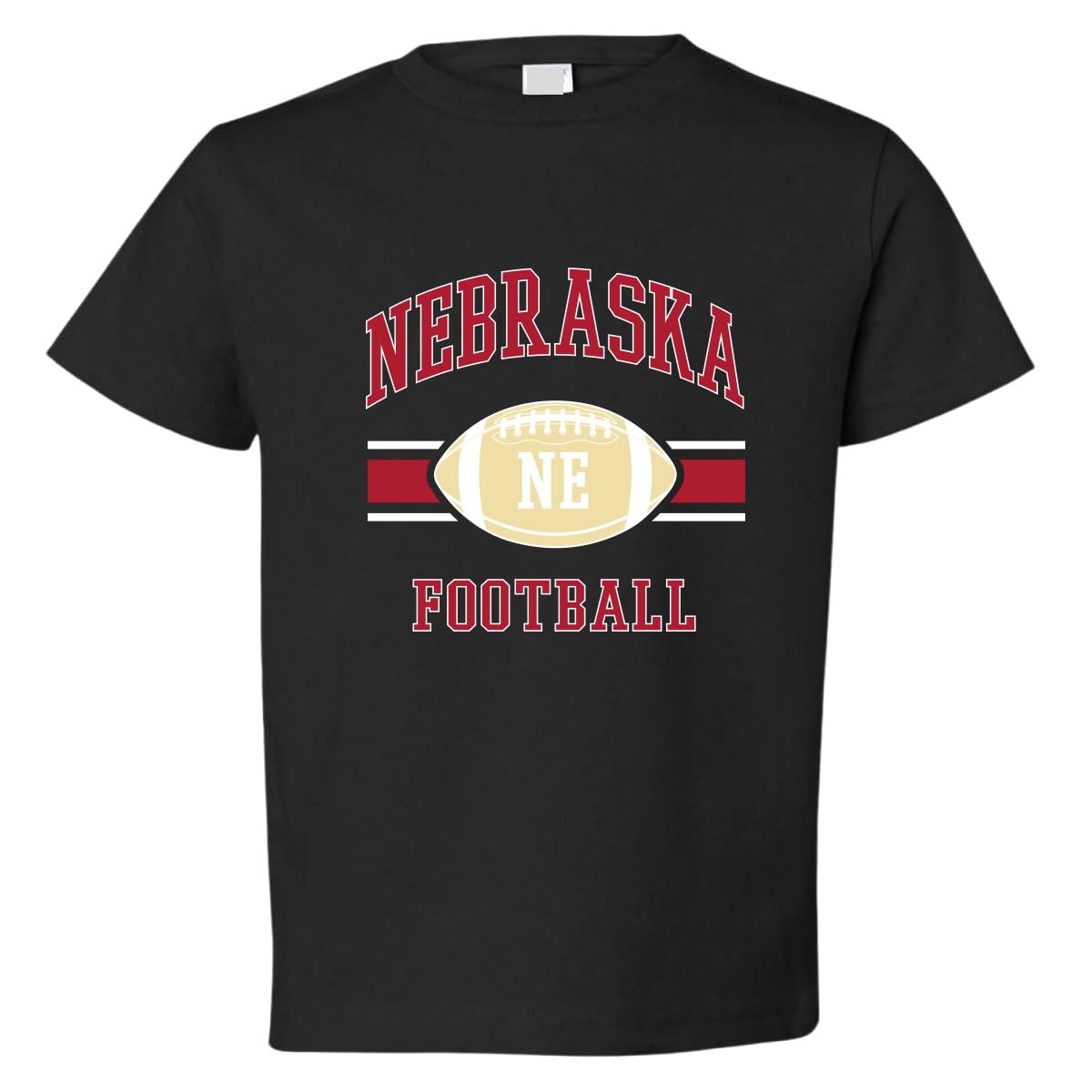College Football Fan T-Shirt, Vintage American Team Design, Game Day Apparel, Retro USA Sports Toddler Crew T-Shirt