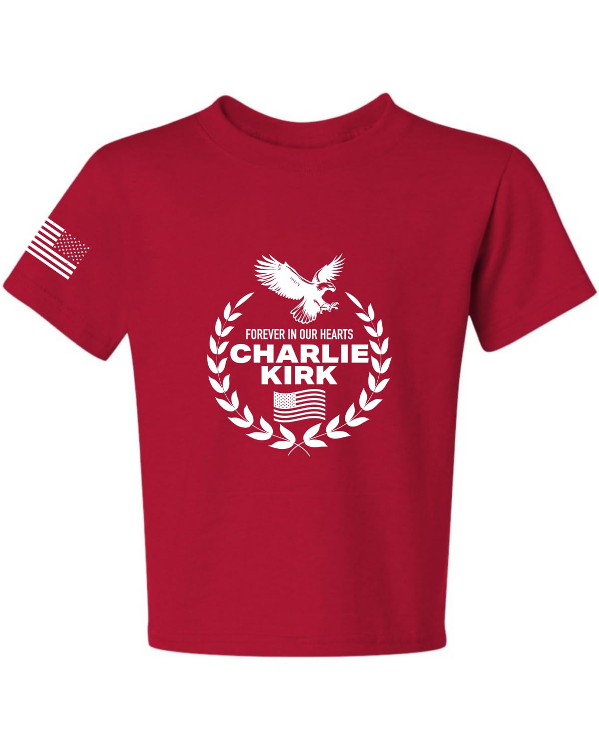 Freedom God Family Patriotism Shirt, Christian Conservative Unisex Tee for Boys Girls Youth T-Shirt