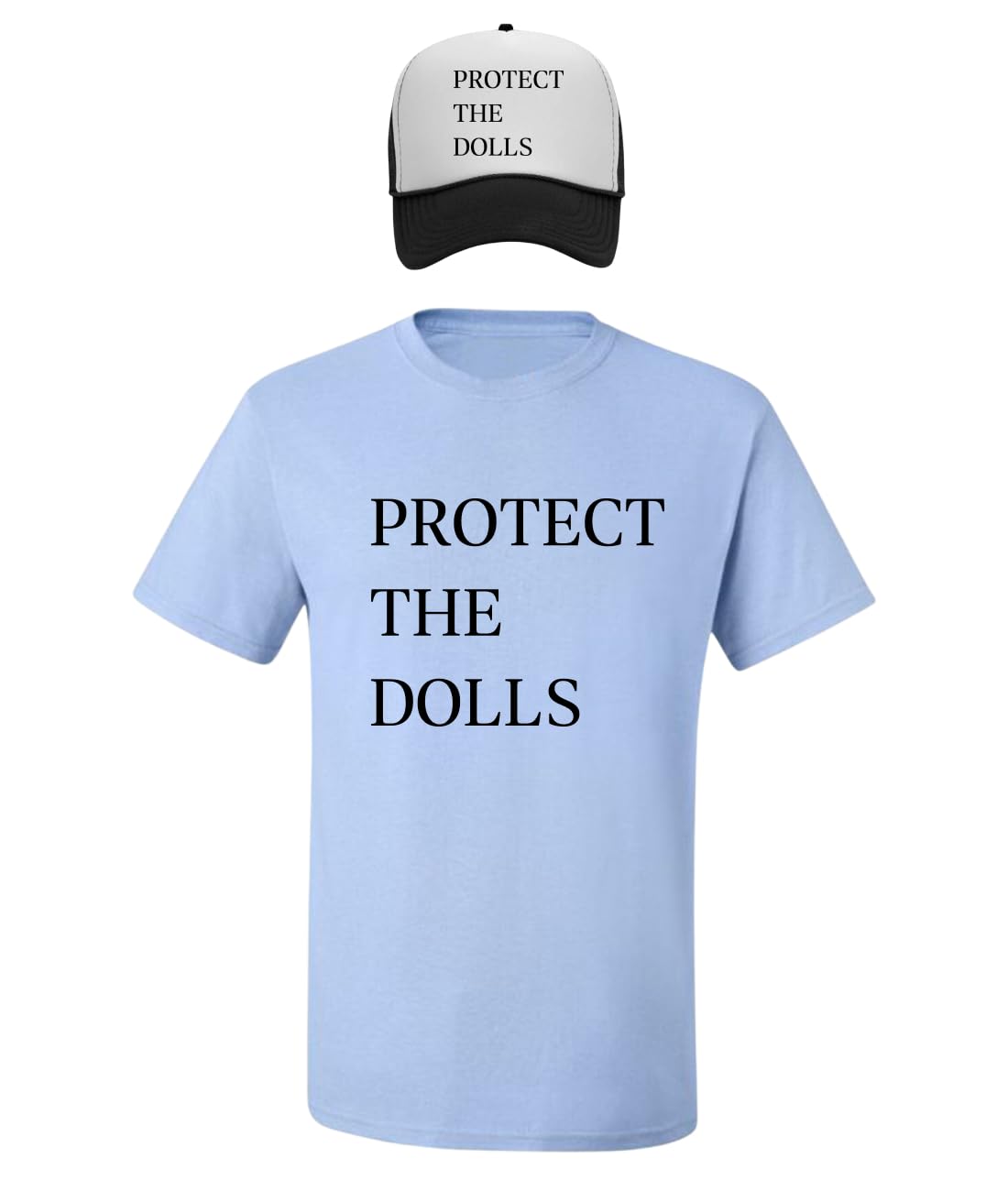 Protect The Dolls Viral Tshirt, Support Trans Rights LGBT Pride Men's T-Shirt and Hat Combo