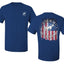 US Flag Ford Bronco Front and Back  Cars and Trucks Men's T-Shirt