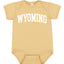 State of Wyoming College Style Fashion Baby Creeper Boys Girls Infant Bodysuit