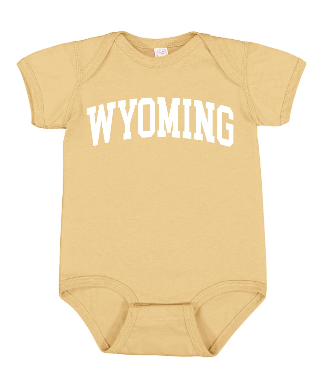 State of Wyoming College Style Fashion Baby Creeper Boys Girls Infant Bodysuit
