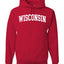 State of Wisconsin College Style Fashion Unisex Hoodie Sweatshirt