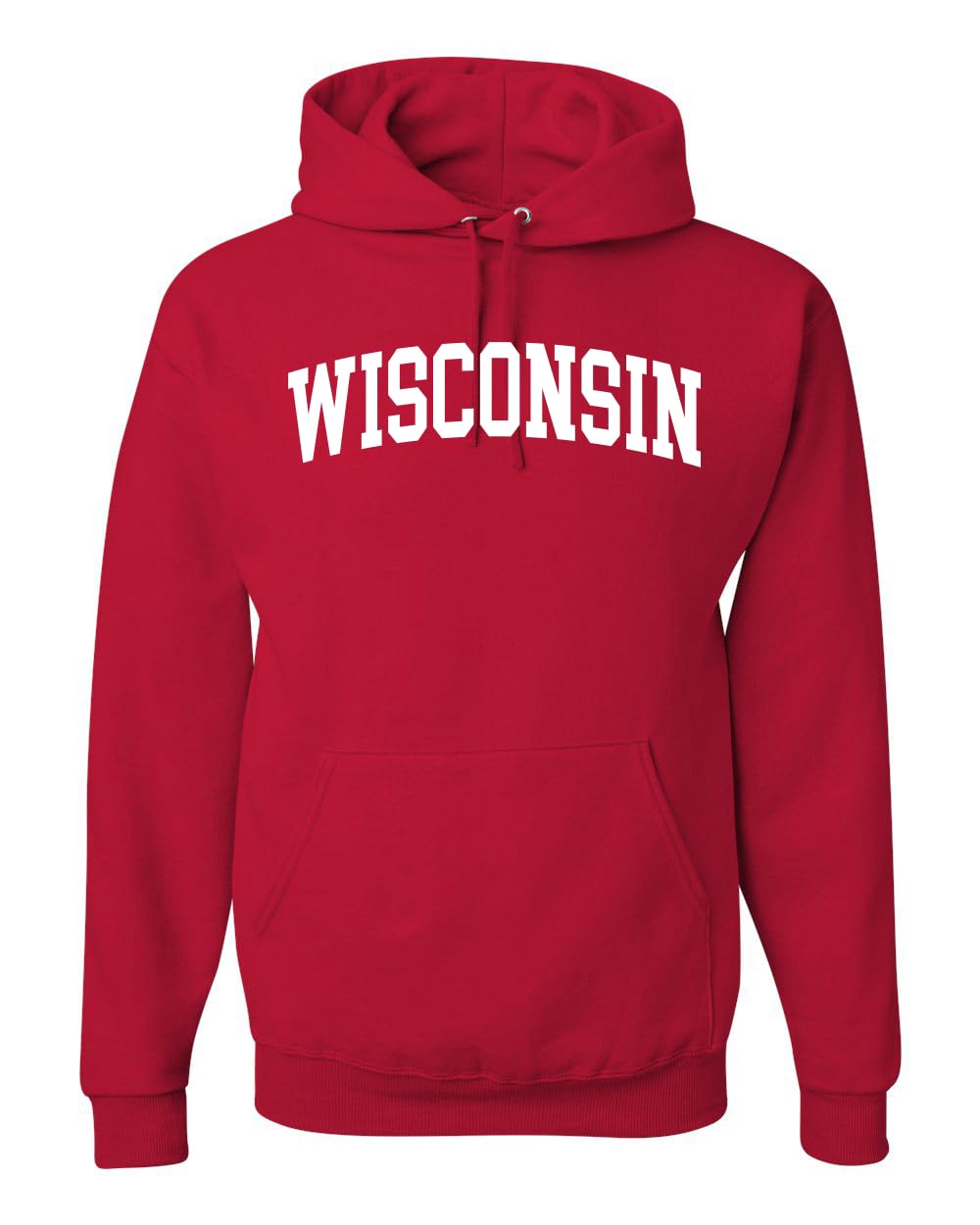 State of Wisconsin College Style Fashion Unisex Hoodie Sweatshirt