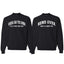 White Text Bend Over Sweatshirt Ugly Christmas Matching Couples Unisex Crewneck Sweatshirt