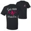 Breast Cancer Awareness Faith Pink Ribbon Sunflower Front and Back Unisex T-Shirt