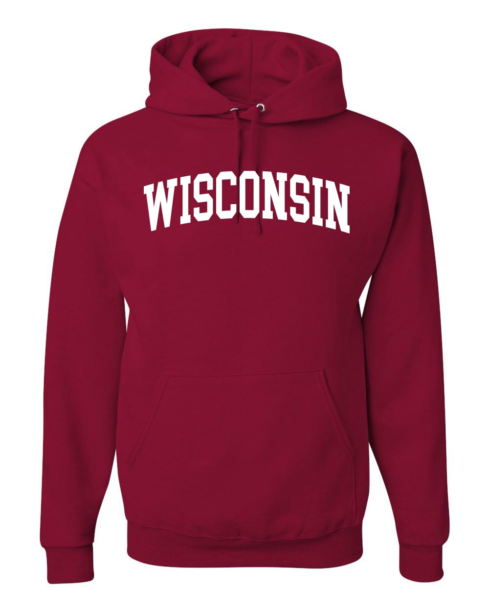 State of Wisconsin College Style Fashion Unisex Hoodie Sweatshirt