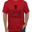 I Drink and I Know Things Tyrion GOT Black Pop Culture Men's T-Shirt