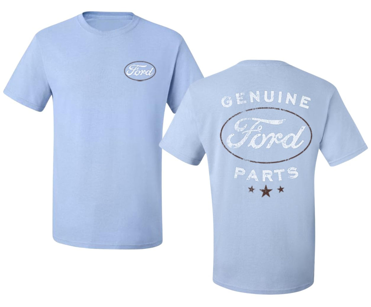 Genuine Ford Parts Vintage Distressed  Cool Printed  Cars and Trucks Men's T-Shirt