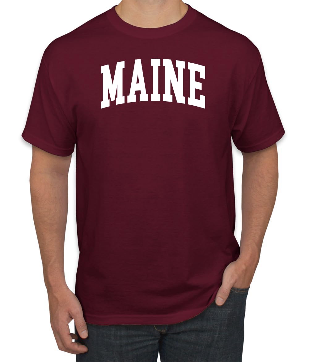 State of Maine College Style Fashion T-Shirt
