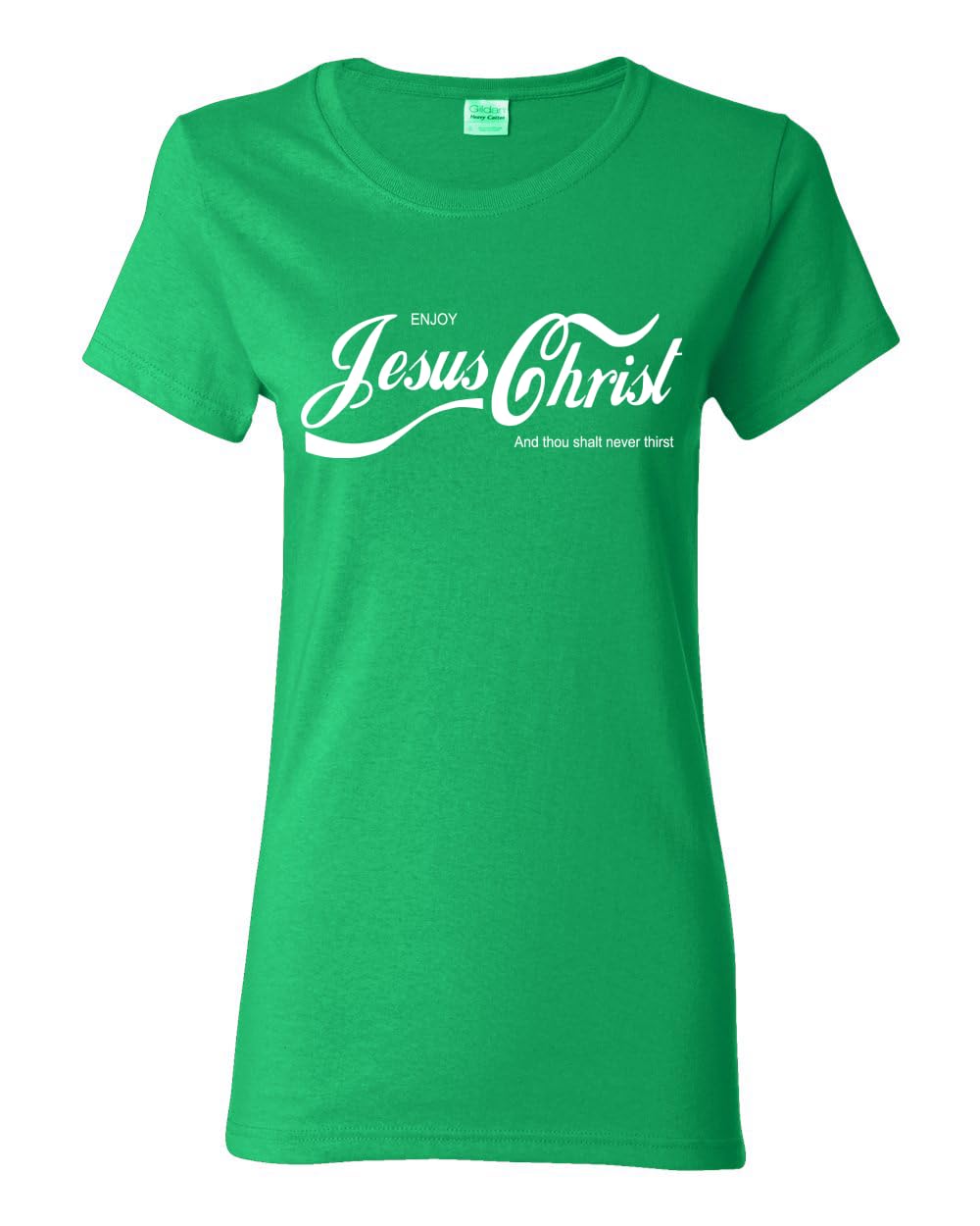 Enjoy Jesus Christ Parody Shirt Thou Shalt Never Thirst, Funny Christian Inspirational T Shirt for Womens