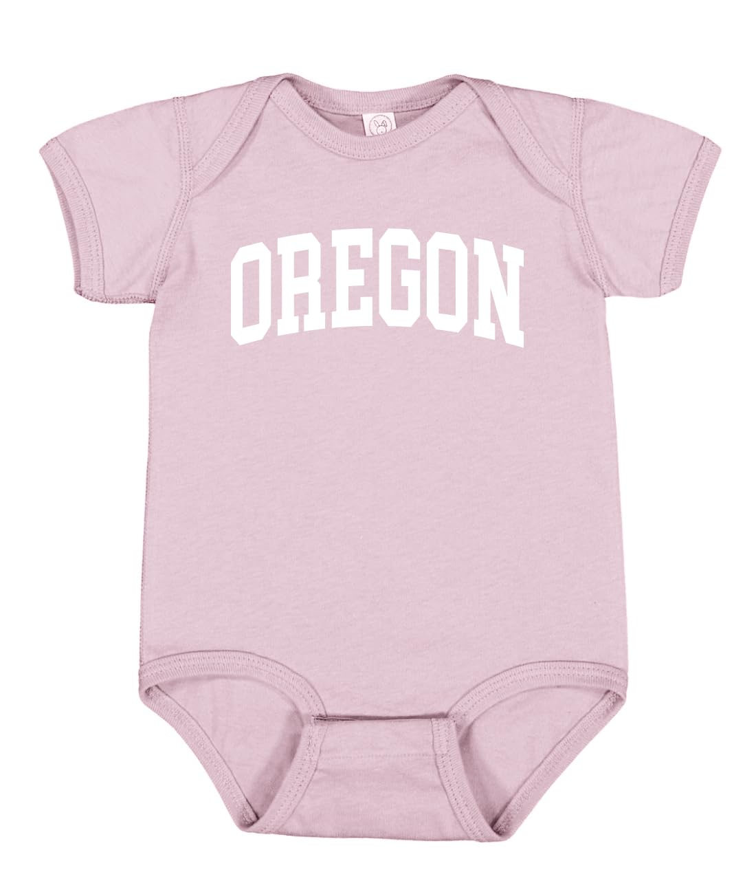 State of Oregon College Style White Fashion Baby Creeper Boys Girls Infant Bodysuit