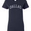 American Football Cities Classic Varsity College Style Fantasy Fan Sports Womens Shirt
