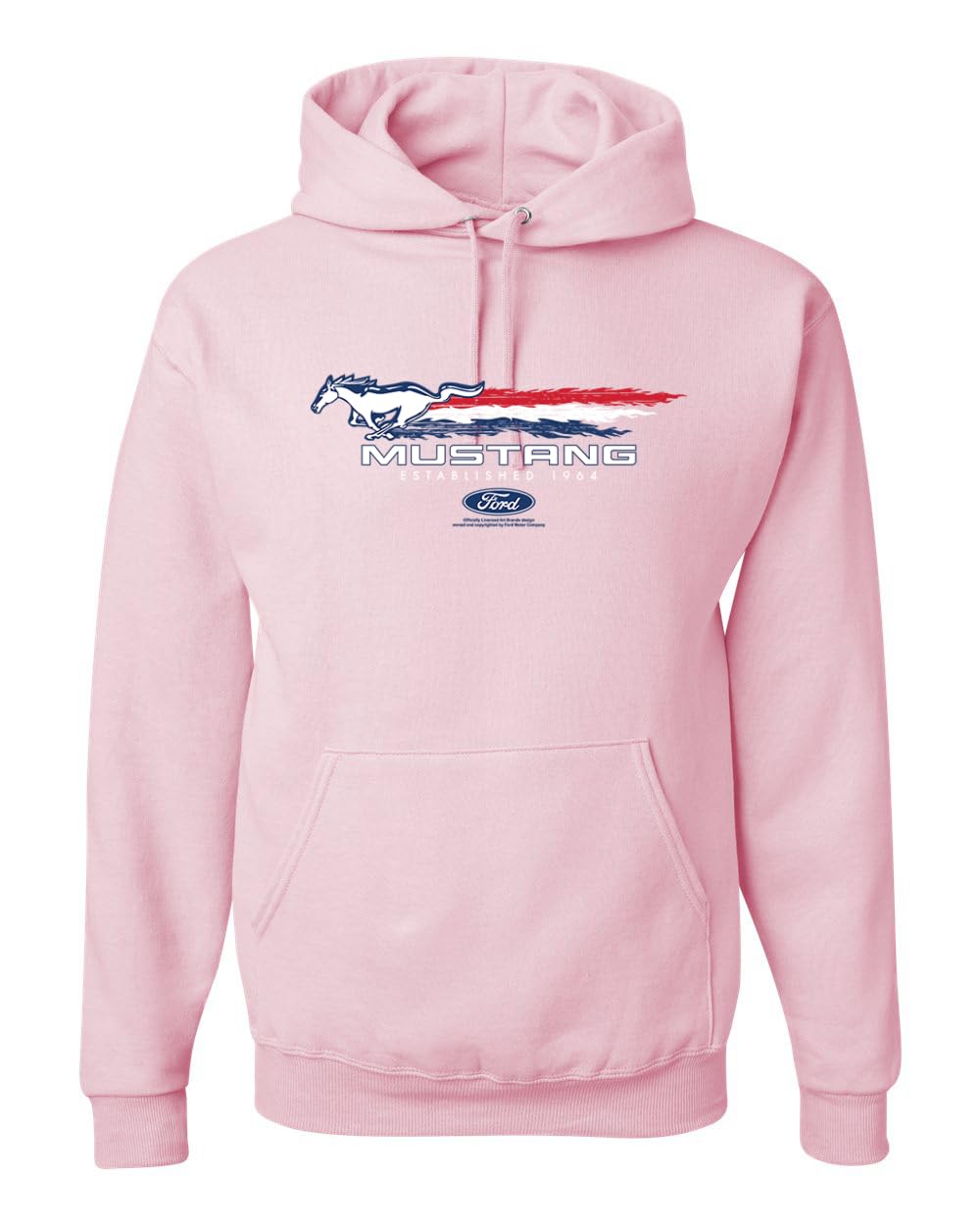 Ford Mustang USA Pony Logo Est 1964 Classic Racing Logo Cars and Trucks Unisex Hoodie