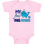 My First Beach Vacation Funny Cute Whale Humor Baby Creeper Boys Girls Infant Bodysuit