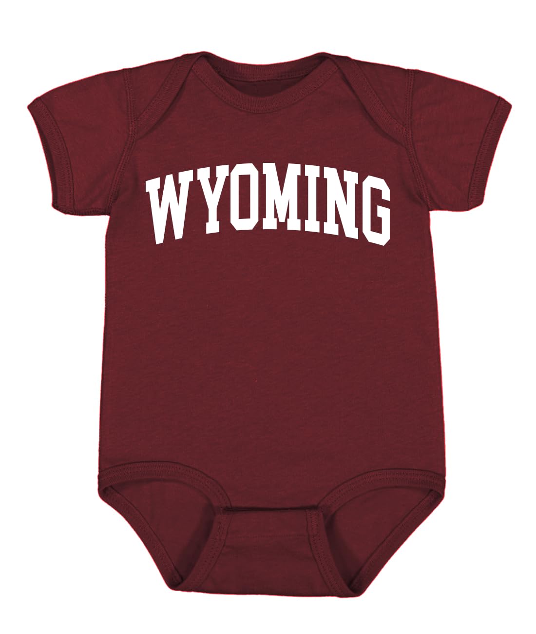 State of Wyoming College Style Fashion Baby Creeper Boys Girls Infant Bodysuit