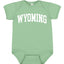 State of Wyoming College Style Fashion Baby Creeper Boys Girls Infant Bodysuit