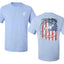 US Flag Ford Bronco Front and Back  Cars and Trucks Men's T-Shirt