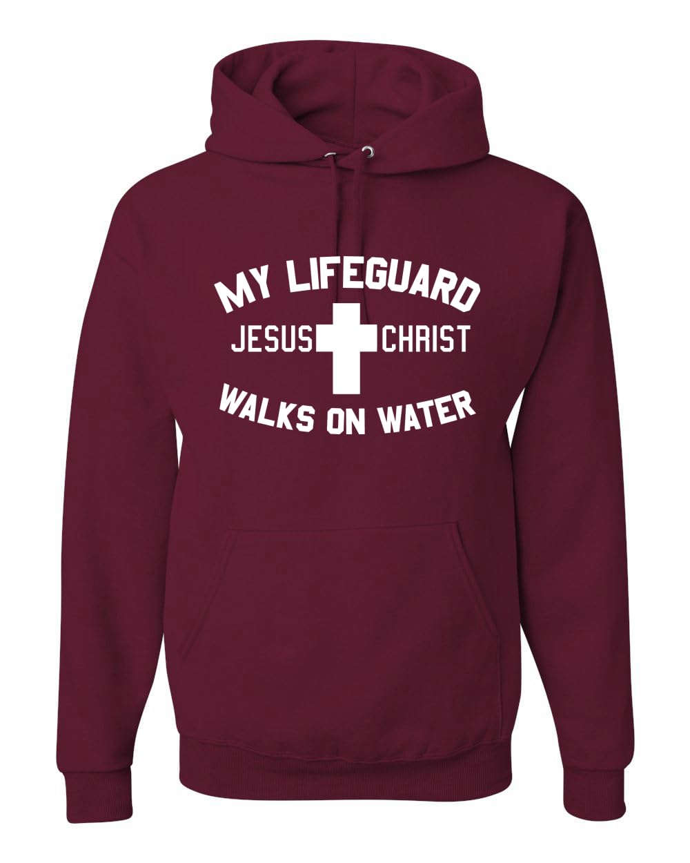 My Lifeguard Walks on Water Jesus Christ Bible Inspirational/Christian Unisex Hoodie Sweatshirt
