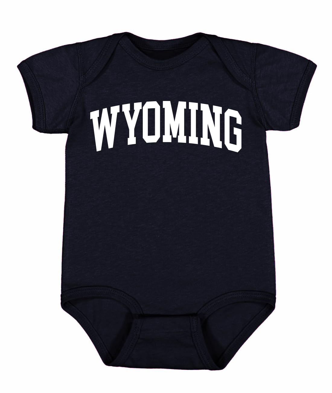 State of Wyoming College Style Fashion Baby Creeper Boys Girls Infant Bodysuit