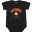American Baseball Fan Vintage Distressed Field Sports Gift Baby Short-Sleeve Bodysuit