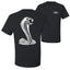 Retro Ford Shelby Cobra Emblem Vintage White Logo  Front and Back  Cars and Trucks Men's T-Shirt