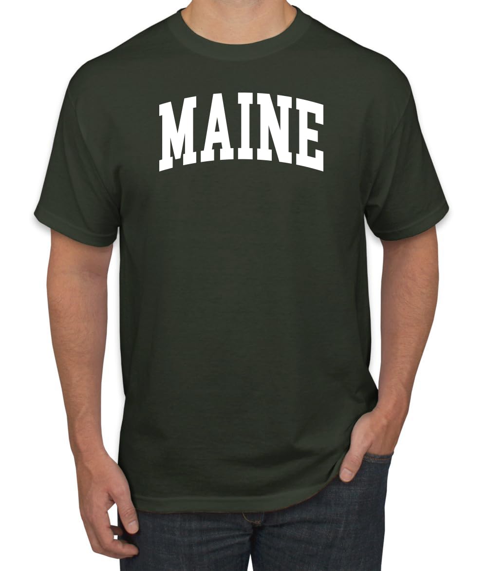 State of Maine College Style Fashion T-Shirt
