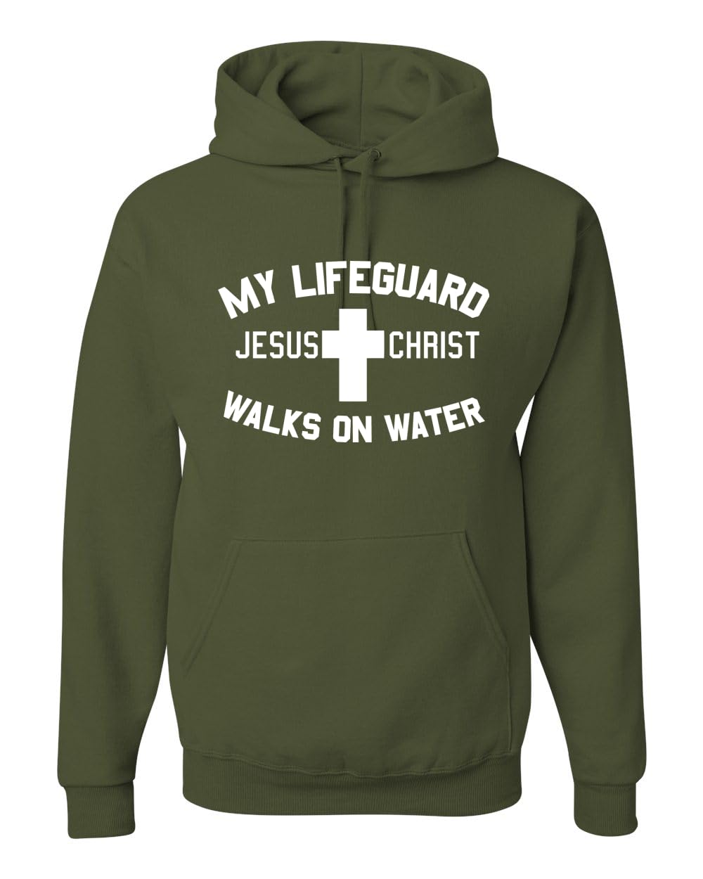 My Lifeguard Walks on Water Jesus Christ Bible Inspirational/Christian Unisex Hoodie Sweatshirt