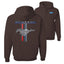 Ford Mustang Classic Pony USA Logo Emblem Cars and Trucks Front and Back Unisex Graphic Hoodie Sweatshirt