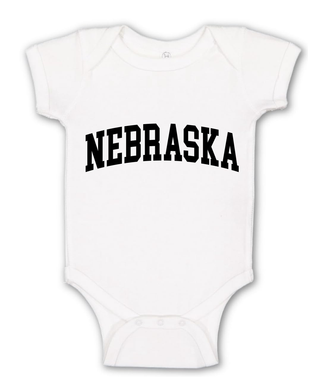 State of Nebraska College Style Fashion Baby Creeper Boys Girls Infant Bodysuit