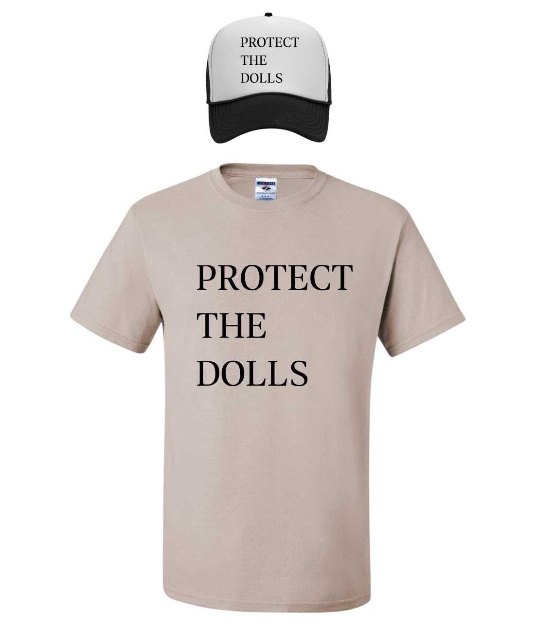 Protect The Dolls Viral Tshirt, Support Trans Rights LGBT Pride Men's T-Shirt and Hat Combo