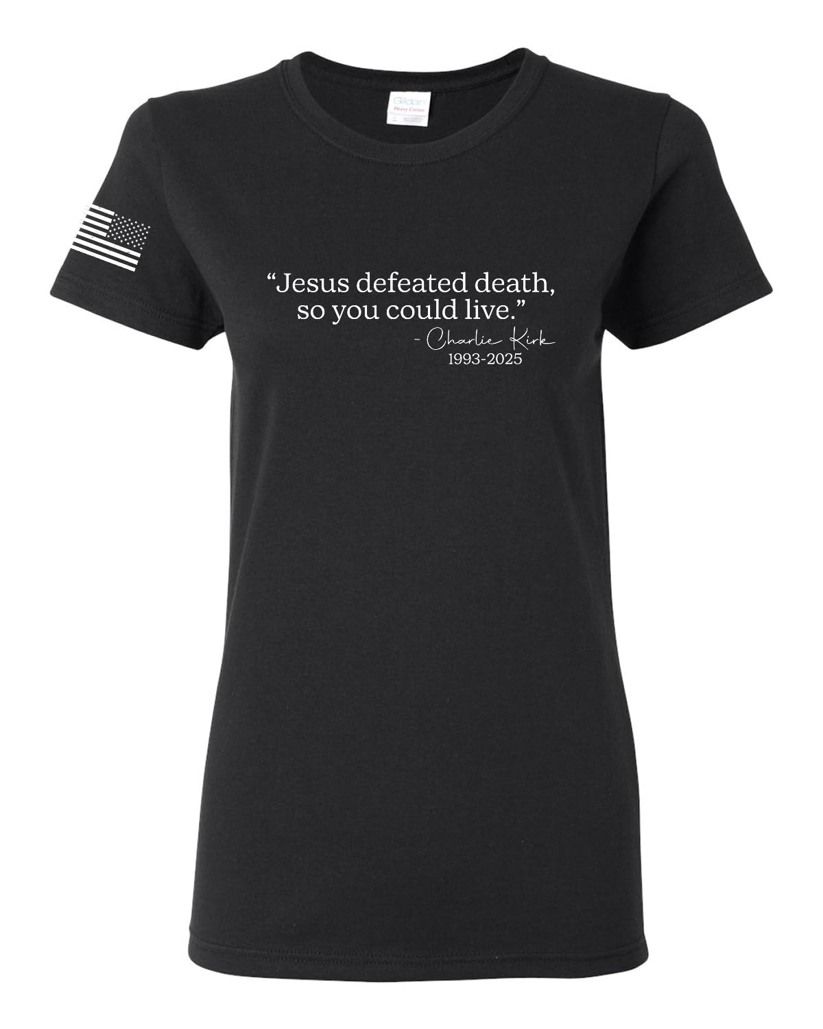 Freedom God Family Patriotism Shirt, Christian Conservative Tee for Women, Women's Graphic T-Shirt