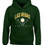 American Baseball Fan Vintage Distressed Field Sports Gift Youth Hooded Sweatshirt