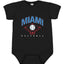 American Baseball Fan Vintage Distressed Field Sports Gift Baby Short-Sleeve Bodysuit