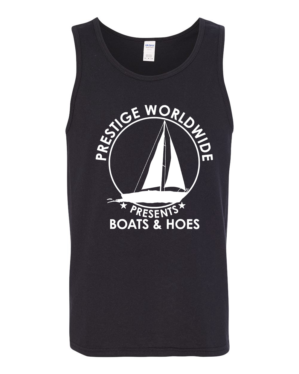 Prestige Worldwide Funny Boats and Hoes Pop Culture Mens Tank Top