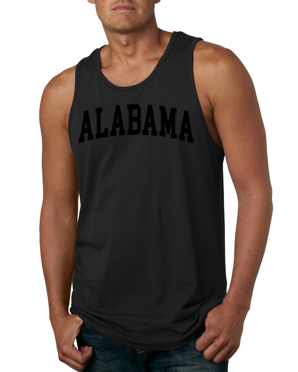 State of Alabama College Style Fashion Mens Tank Top
