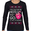 You Can Take Me Hot to Go, Hot Cocoa Viral Song Pop Music Ugly Christmas Sweater Womens Graphic Long Sleeve T-Shirt