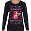 You Can Take Me Hot to Go, Funny Midwest Princess Pop Star Ugly Christmas Sweater Womens Graphic Long Sleeve T-Shirt