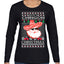 Have a Chingon Christmas Funny Spanish Saying Ugly Christmas Sweater Womens Graphic Long Sleeve T-Shirt