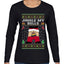 Jingle My Bells, Ugly Christmas Sweater Womens Graphic Long Sleeve T-Shirt