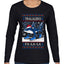 Tralalero Fa La La Brainrot, Ugly Christmas Sweater Womens Graphic Long Sleeve T-Shirt