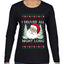 I Deliver All Night Long, Ugly Christmas Sweater Womens Graphic Long Sleeve T-Shirt
