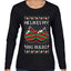 He Likes My Big Bulbs, Ugly Christmas Sweater Womens Graphic Long Sleeve T-Shirt